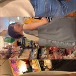 【おっぱい痴漢】男達に視姦されまくっていた美人のおっぱいをすれ違い様に何度もタッチ!!ラストはモミモミまで!!