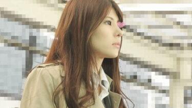 【痴漢動画】北※景子激似！超美人スーツOL＊黒パンスト破きローター責めで腰砕けケイレン＊車内ナマ挿入中出し！【高画質】