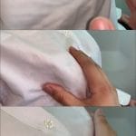 【電車おっぱい痴漢】ついに！JKの豊満な生おっぱいをモミモミ！乳首も確認！！