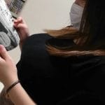 交渉痴漢】奇跡のＫカップ♥超絶ロリ巨乳美女におさわり