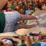 【おっぱい痴漢】エロエロ美女がいたので、おっぱいをプニプニタッチ！！興奮し過ぎて腕掴んで生おっぱい揉みまでww