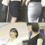 【ダブルチカン】同僚セールスレディ2人組をタイトスカートめくってオモチャ責め＊連れ込みイラマ＆生ハメ中出し