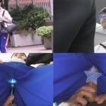 【電車痴漢】★今年最大の問題作★初トレパンJ○痴漢★スッピンそばかす女子の部活パンツを切り裂いて生挿入★トイレでガチ号泣