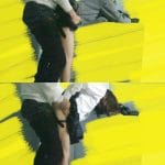 【粘着痴漢】ロリ顔の可愛いjkのヌルヌルになったオマ◯コにチ◯コを擦り付け！連れ込んだトイレでバックから無理矢理生ハメ！