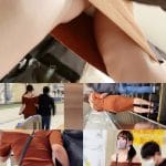 《巨乳》【電車痴漢】ニットワンピ美女　むれむれ白P　＃87