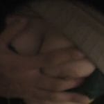 (上下小型カメラ)スイカのような巨乳。ショーパン型スカートの隙間から思いっきり。痴漢記録日記#124 3人目