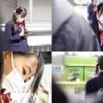 《ロ●コン女子●学生》【電車痴漢】【ツインテール】★現在発育中★カメラ目線で感じちゃう❤︎★もぎたて