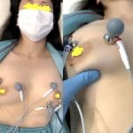 #42 検診でGカップをイタズラされて恥ずかしそうにする姿が可愛い女の子!!【検診/触診/心電図】