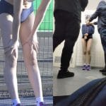 陸上女子痴漢③　○○記念陸上関東予選会出場＜競技場男子トイレでW痴漢＞