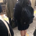 素人痴漢日記１０TRAIN目★黒髪ロングのポニテ女子の生態