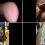 [車内窃触/制服紐PK]窃触記録映像4 どこにでもいそうなKが紐P解かれてノーパン制服で被害に。