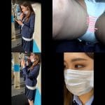 【乗車記録40】クール美系女子●生…純白パンティがシミまみれ