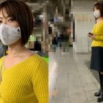 《デカパイスラッシュ》【電車痴漢】★外見どおりエロ女！★スライムおっぱい★キャンギャル風★潮吹き★なま中出し