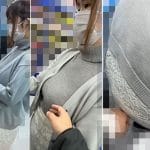 【おっぱい痴かん】駐車場でGカップ爆乳人妻のおっぱい楽しんできました♪豪華2名分！