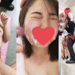 【流出】東京都H市スーパー／小柄な美少女に大量連続顔射／怯えるJ○を2人でハメ倒す