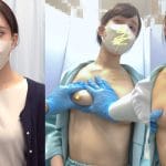 【#56 検診/セクハラ】恍惚表情の{滝クリ似美女}の膣検診&隠れ巨乳の20代主婦さん