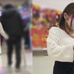 【パチ屋】【彼氏付きを交渉】彼女を強引に誘って彼氏の知らぬ間にナマハメ中出し！押しに弱いタイプｗ【ハッピーエンド】