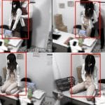 剛毛マンコで泣きオナ撮影/生意気J●お仕置きチカン〔バックヤード①〕-06-【下半身MIX編(後編)】