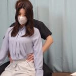 【実録セクハラ接骨院9】GカップエチエチボディのOLお姉さん来店！終始イキまくりでした♡