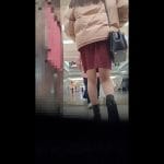 [乗車記録85]ミニ丈スカートのマスク美人タゲ...ヌルヌル大陰唇が気持ちよすぎて暴発。