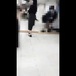 [全人類1%未満]4000g超級爆乳の豪傑ボディ女性会社員。窓際公然露出状態でノックアウト