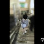 [アイドル予科生]黒髪ぷるぷる唇の私服ティーンの悶え顔が股間決壊警報。溢れる膣液でクタクタ純白下着